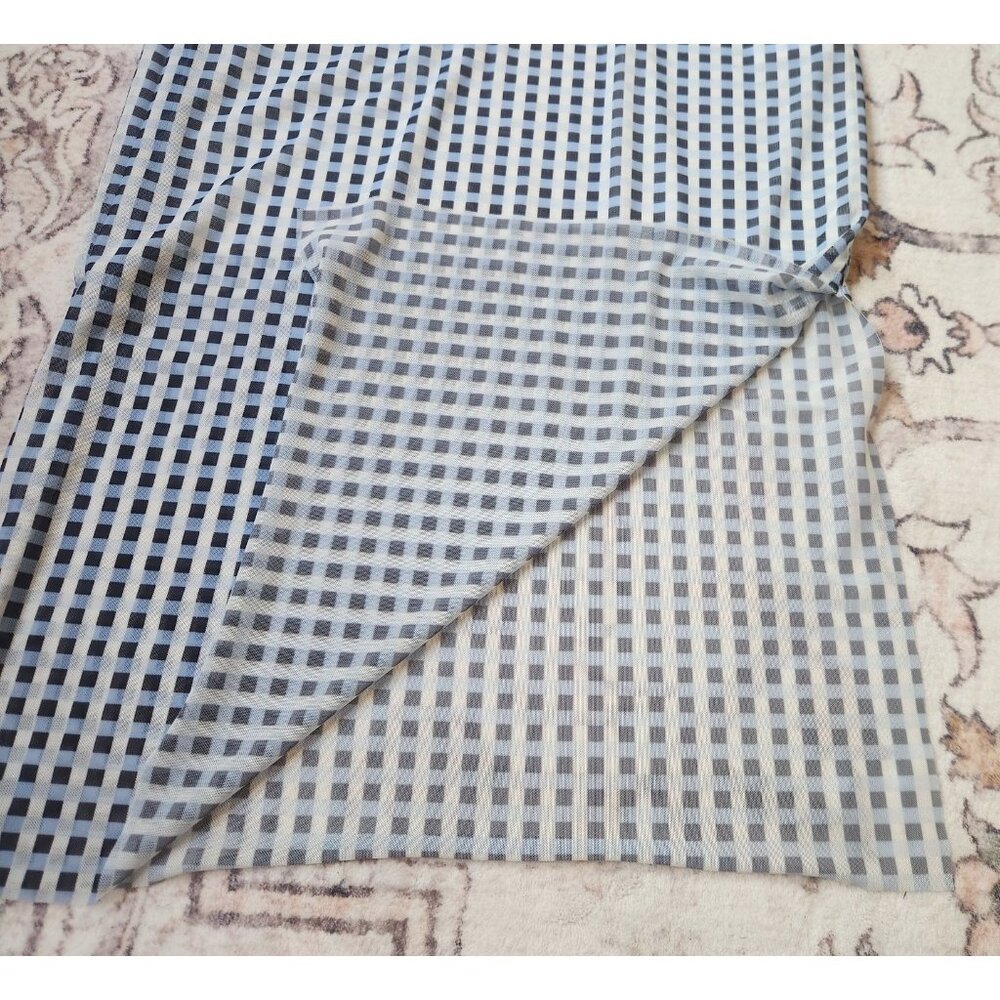 Baum Und Pferdgarten Women's Sz. S Jiliona Blue Check Midi Dress NWT - Picture 4 of 8